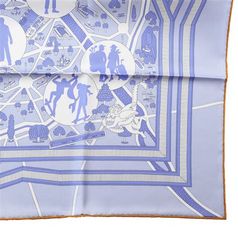 Hermes Scarf Review: Les Amoureux de Paris (90CM) 